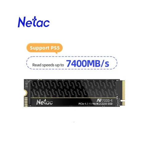 Netac ssd nvme m2 2tb 4tb ssd 1tb disco rígido interno de estado sólido m.2 pcie 4.0x4 2280 disco ssd para ps5 pc portátil