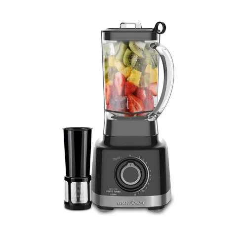 Liquidificador BLQ1300P Fortis Turbo 1400W Preto 3L Britânia