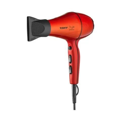 Secador Cabelos Taiff Style Red Jato De Ar Quente e Frio Cor Vermelho