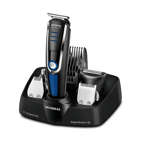 Aparador De Pelos Super Groom 10 Mondial 6W Bivolt BG-03