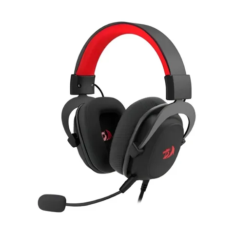 Headset Gamer Redragon Zeus Lite Preto Drivers 53mm com Microfone Removível