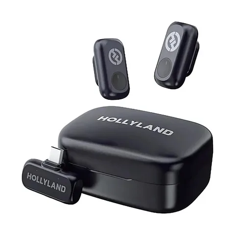 Microfone Hollyland Lark A1 Duo Usb-c cor Preto