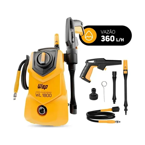Lavadora de Alta Pressão Compacta WAP WL 1800 1400W 1500PSI 360L/h 127V