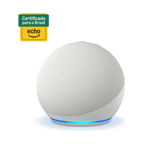 Echo Dot 5ª Geração, Smart Speaker Com Alexa, Branca, Amazon Branco