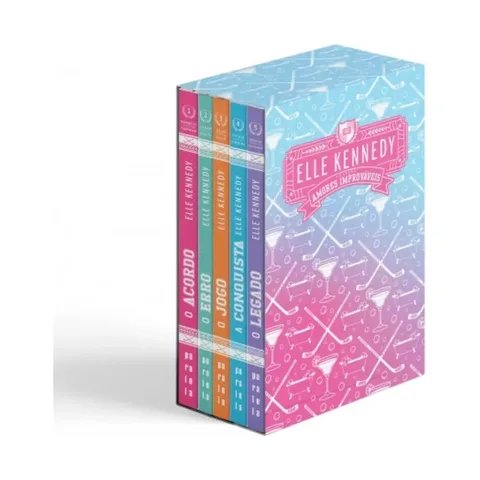 Box Amores Improváveis (Nova Edição) | Elle Kennedy | 5 Livros | Novo Lacrado