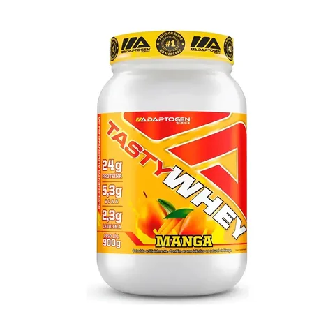 Adaptogen Science Tasty Whey 900g Proteína Em Pó Sabor Manga