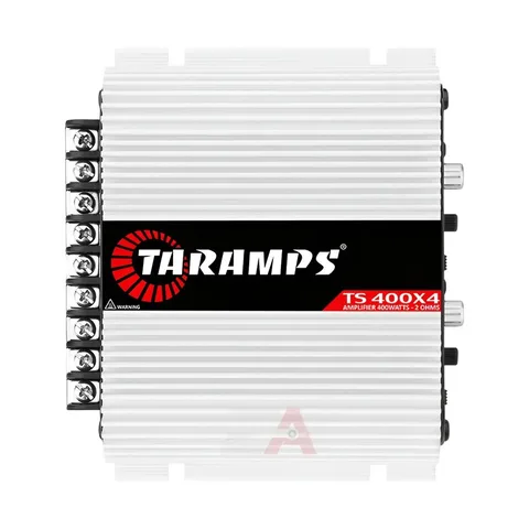 Taramps T400 2 Ohms 400w Rms 4 Canais Modulo Amplificador Prateado