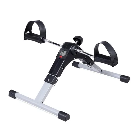 Bicicleta Ergométrica Pedalinho Fisioterapia Dobrável Pedal com Monitor LCD WCT Fitness