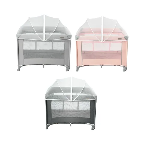 Berco Portatil Bebe Cercado até 15kg Dobrável Compacto Seguro Lazy Maxi Baby