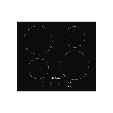 Cooktop Gallant 4 Bocas Vitrocerâmico Preto Indução 220V Painel Touch Screen