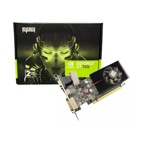 Placa De Video Vga Geforce Gt 705 2gb Ddr3 Revenger Gamer