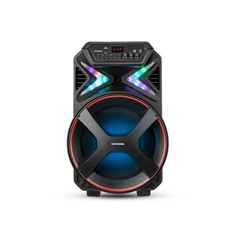 Caixa de Som Bluetooth Amplificadora Connect Lights Plus 700W RMS CM-700 Preto Mondial - Bivolt