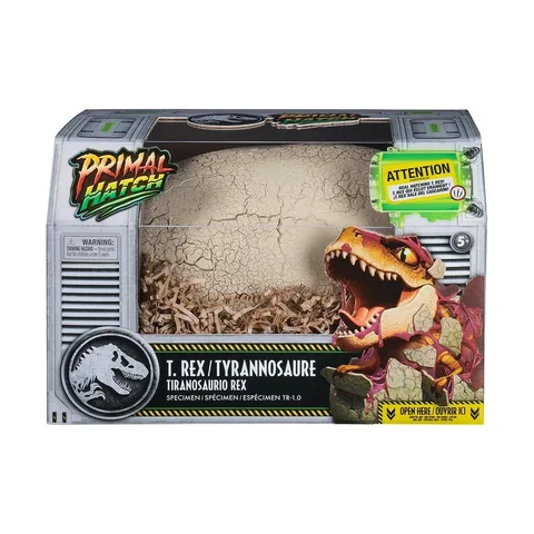 Primal Hatch - Ovo Com Boneco Dinossauro Interativo