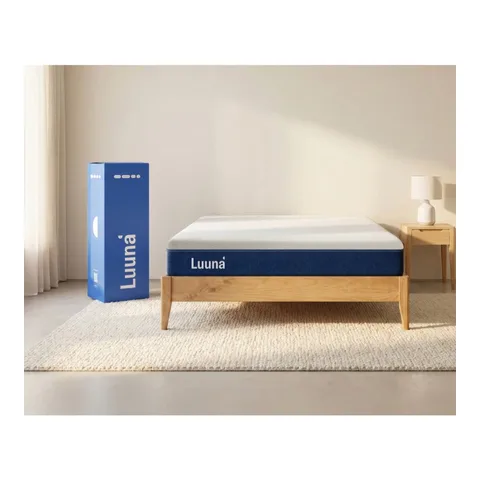 Colchão Luuna Blue, Espuma 20 cm com Bloqueio de Movimento, 10 Anos de Garantia